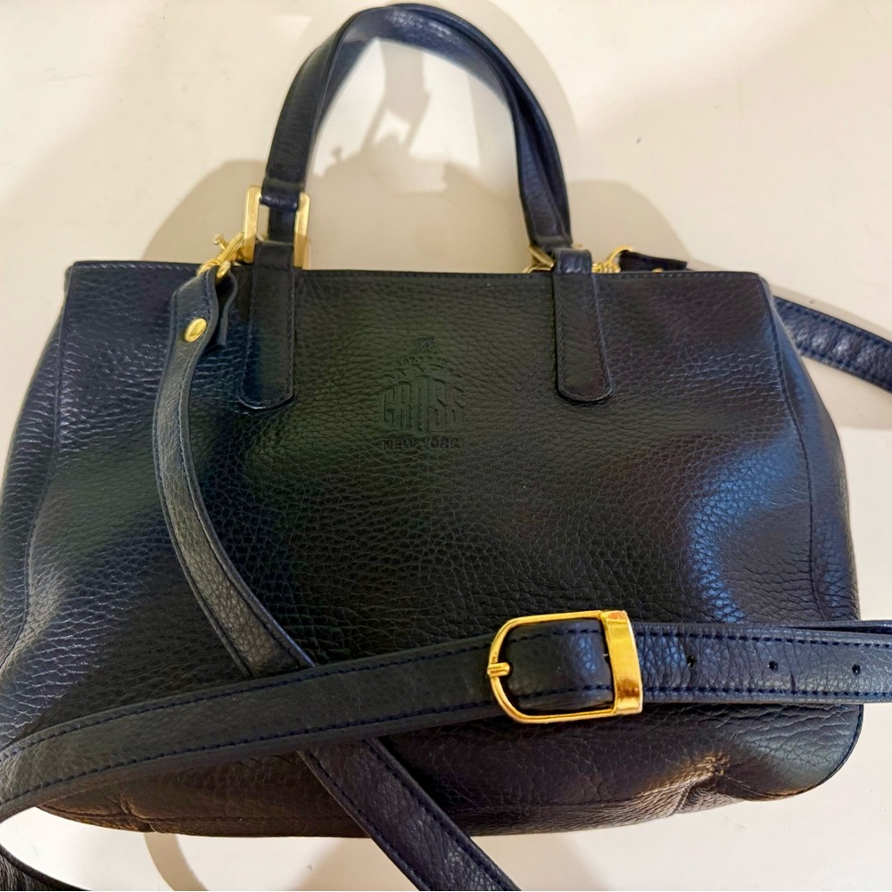 Mark Cross Navy Bag - Picture 3 of 6